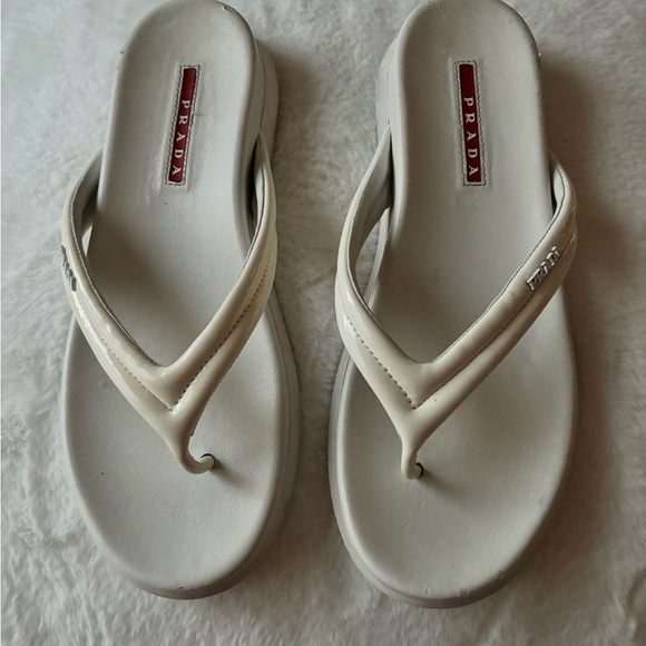 Authentic Prada Thong Sandals 🩴 size 37.5 - Picture 7 of 9